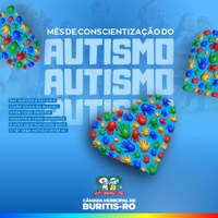 Abril Azul: Câmara Municipal de Buritis reforça a conscientização sobre o autismo