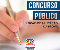 CONCURSO PÚBLICO DA CÂMARA MUNICIPAL DE BURITIS/RO - EDITAL Nº 01/2024. Local de Realização das Provas. 
