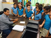 Alunos da Escola pedro Eugênio visitam Câmara de Vereadores de Buritis-RO