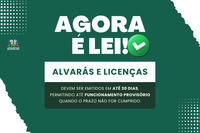 Nova lei estabelece prazo máximo de 30 dias para emissão de alvarás e licenças em Buritis