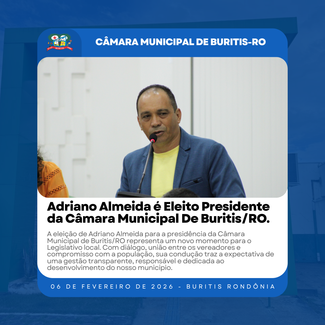 Novo presidente é empossado na Câmara de Buritis