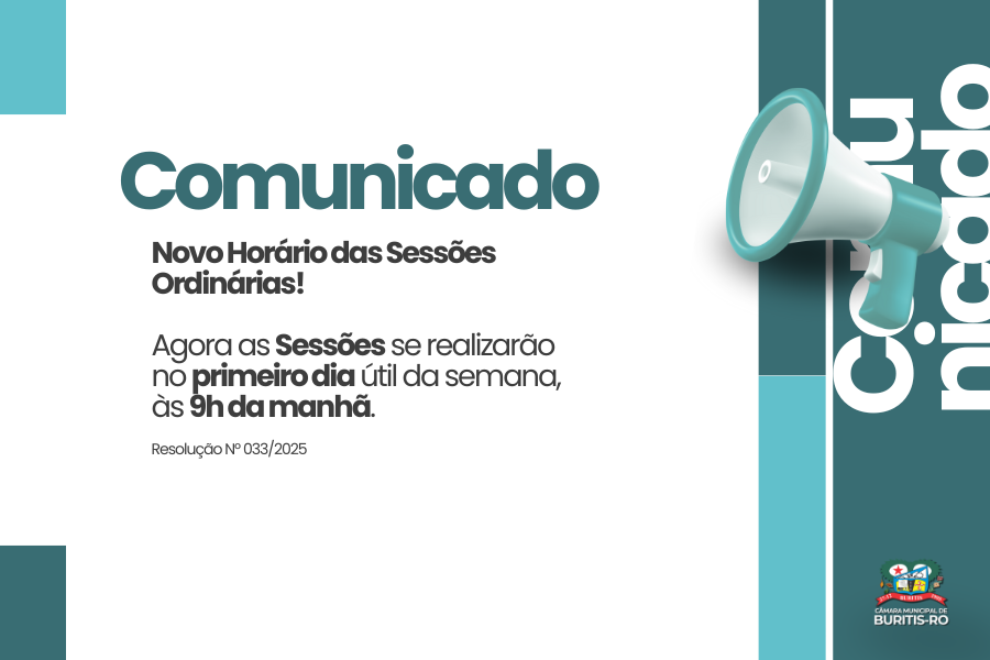 Sessões da Câmara passam a acontecer às 9h da manhã