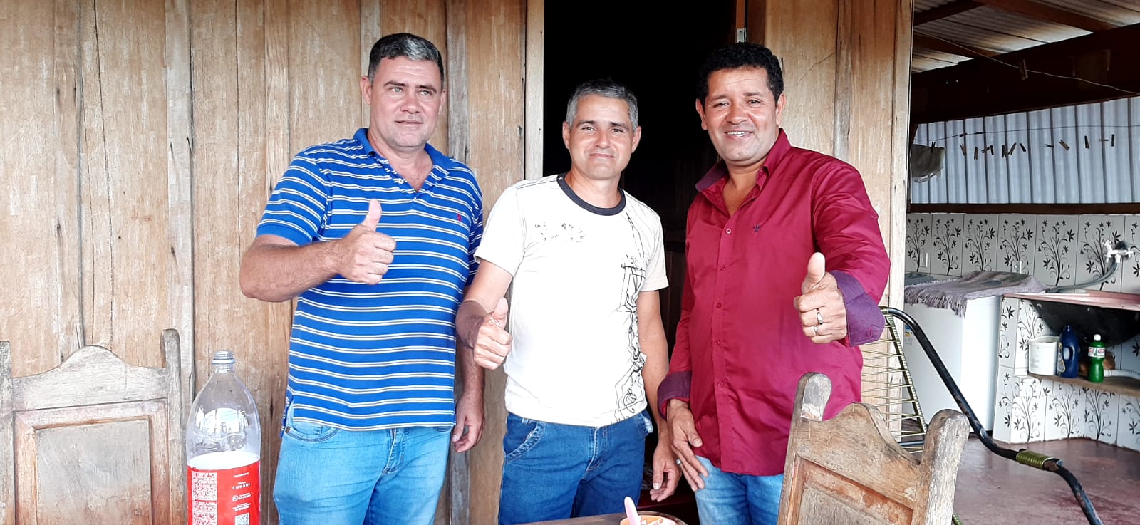 Vereador Moisés de Paula em visita ao assentamento 10 de Maio