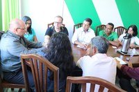Vereador Professor Marcelo se reúne com equipe do INPREB